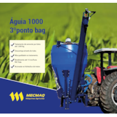 Águia 1000 3°  ponto com tubo de descarga - Máquina Tratamento de Semente Águia 1000 3°  ponto com tubo de descarga - Máquina Tratamento de Semente