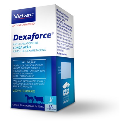 Dexaforce® O anti-inflamatório injetável de longa ação.